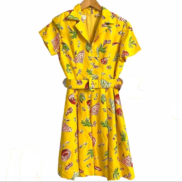 Dana Buchman Dresses & Skirts - Dana Buchman Silk Summer Beach Print A-line Dress